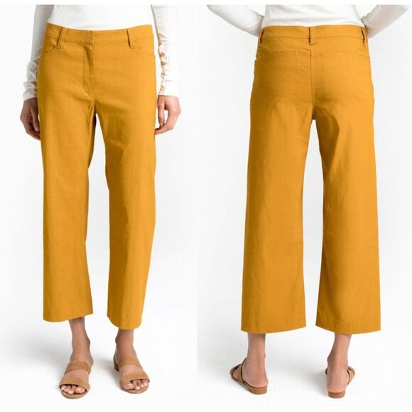 A.L.C. Womens Teddy Cropped Wide Leg Italian Fabric White Pant Size 12 Large - Picture 9 of 9